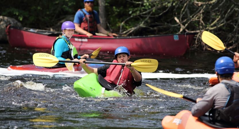 gap year whitewater canoeing adventure program